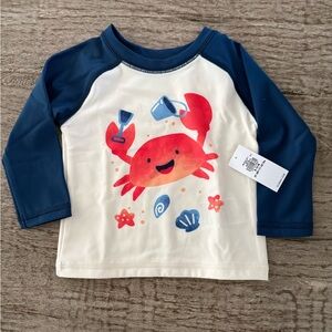 Old Navy baby boys swim shirt 6-12 months NWT